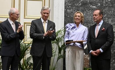 Presentation Of The 2025 Francqui Prize-stock-foto