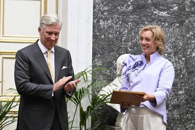 Presentation Of The 2025 Francqui Prize-stock-foto