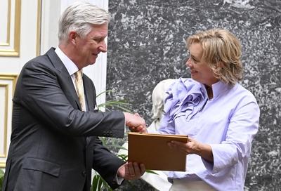 Presentation Of The 2025 Francqui Prize-stock-foto