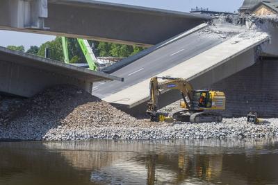 Carolabr?cke in Dresden-stock-foto