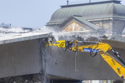 Carolabr?cke in Dresden-stock-foto