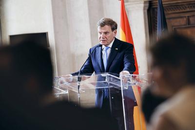 Johann Wadephul reist nach Rom-stock-foto