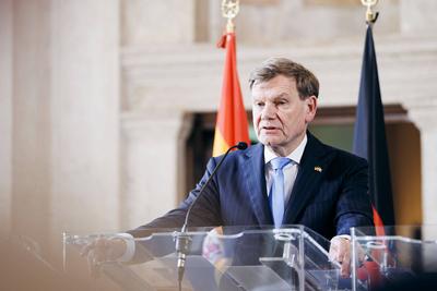 Johann Wadephul reist nach Rom-stock-foto