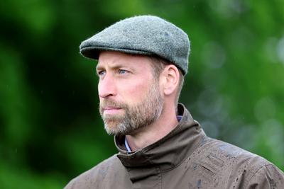 Prince William on Dartmoor-stock-photo