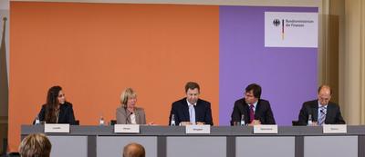 Bundesfinanzministerium Klingbeil-stock-foto