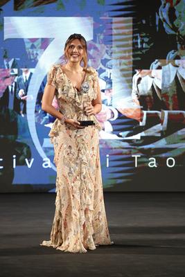 News - 71st Taormina Film Festival 2025_day 3-stock-photo
