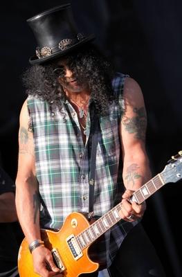 19/ Konzert: Slash, Gitarrist Saul Hudson alias Slash, beim Rock am Ring Festival am N?rburgring, Gesang, Rock, Hard Roc-stock-photo