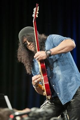 Slash Guns N Roses Slash s Blues Ball Slash s Snakepit Velvet Revolver auf der Musikmesse NAMM-stock-foto