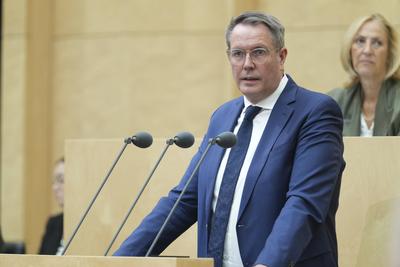 Bundesrat 1055. Plenarsitzung-stock-foto
