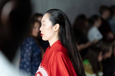 University of Westminster BA Fashion Showcase in London-stock-photo