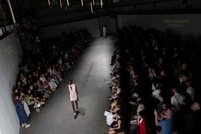 University of Westminster BA Fashion Showcase in London-stock-photo