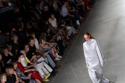 University of Westminster BA Fashion Showcase in London-stock-photo