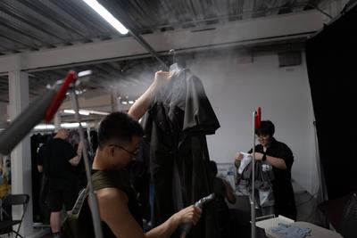 University of Westminster BA Fashion Showcase in London-stock-photo