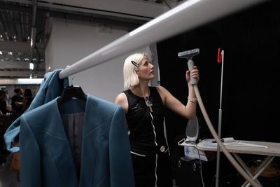 University of Westminster BA Fashion Showcase in London-stock-photo
