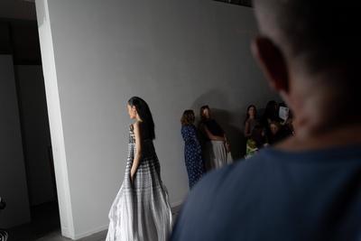 University of Westminster BA Fashion Showcase in London-stock-photo
