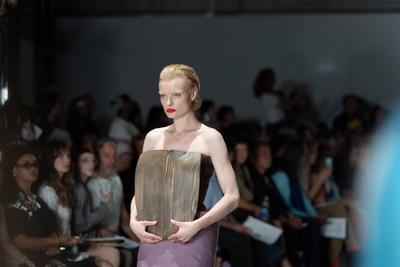 University of Westminster BA Fashion Showcase in London-stock-photo