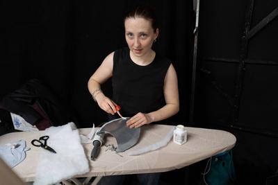 University of Westminster BA Fashion Showcase in London-stock-photo