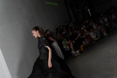 University of Westminster BA Fashion Showcase in London-stock-photo