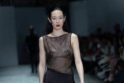 University of Westminster BA Fashion Showcase in London-stock-photo