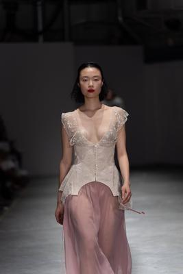 University of Westminster BA Fashion Showcase in London-stock-photo
