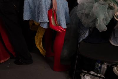 University of Westminster BA Fashion Showcase in London-stock-photo