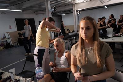 University of Westminster BA Fashion Showcase in London-stock-photo