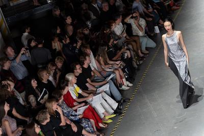 University of Westminster BA Fashion Showcase in London-stock-photo
