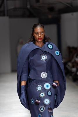 University of Westminster BA Fashion Showcase in London-stock-photo