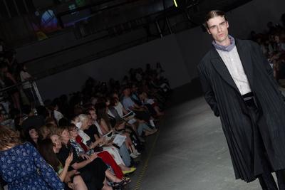 University of Westminster BA Fashion Showcase in London-stock-photo