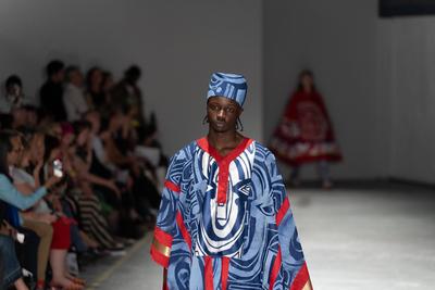 University of Westminster BA Fashion Showcase in London-stock-photo