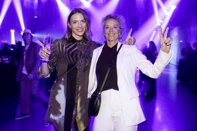 Katja Riemann mit Tochter Paula Riemann bei der Aftershow-Party nach der Verleihung des 35. Europ?ischen Filmpreises im-stock-foto