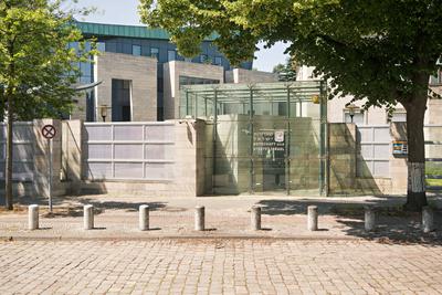 Berlin,13.06.2025,Israelische Botschaft im Bezirk Wilmersdorf / Ortsteil Schmargendorf. Die Botschaft Israels in Berlin-stock-foto