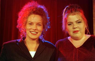7/ Portrait 97: Queen B, Ina M?ller und Edda Schnittgard, Comedie, Kabarett, Chanson, Musik, *** 7 Portrait 97 Queen B,-stock-foto