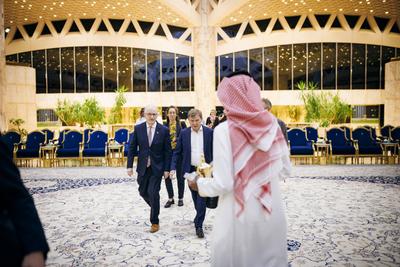 Johann Wadephul reist nach Riad-stock-photo
