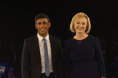. 31/08/2022. London, United Kingdom. Conservative Party leadership hustings Wembley. The twelfth and final Conservativ-stock-foto