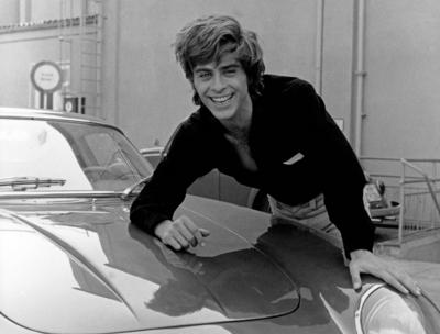 Ricky Shayne Der franz?sische Schlagers?nger Ricky Shayne Deutschland 1970er Jahre French schlager-stock-foto