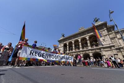 29. VIENNA PRIDE - REGENBOGENPARADE-stock-foto