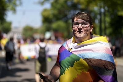 29. VIENNA PRIDE - REGENBOGENPARADE-stock-foto