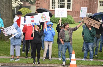 No Kings Anti-Trump Rally-stock-foto
