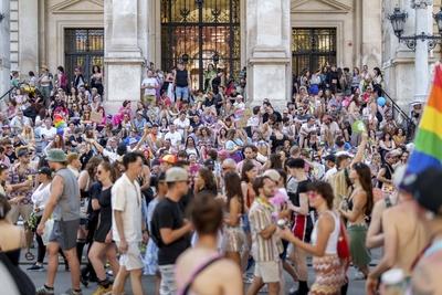 29. VIENNA PRIDE - REGENBOGENPARADE-stock-foto