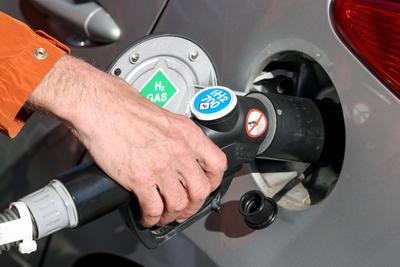 Wasserstofftankstelle-stock-foto