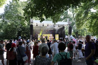 Berlin - 24. Kunstfest Pankow unter dem Motto ?In der Natur?-stock-photo