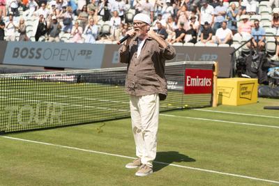 Alexander Zverev vs. Taylor Fritz, Tennis, ATP-Turnier, Boss-Open, Center-Court, Finale, 15.06.2025,-stock-photo