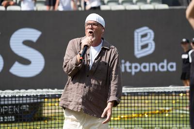 Alexander Zverev vs. Taylor Fritz, Tennis, ATP-Turnier, Boss-Open, Center-Court, Finale, 15.06.2025,-stock-photo