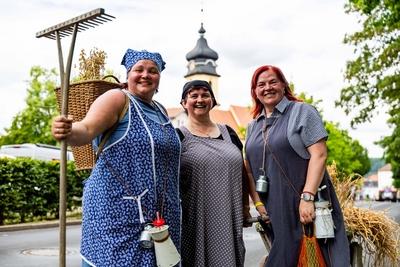 15.06.2025, GER, Kultur / Konzert / News / Tradition, 1250 Jahrfeier Bad Salzungen ?Unsere sch?ne Salzstadt wird stolze 1250 Jahre alt? mit Historischen Festumzug-stock-foto