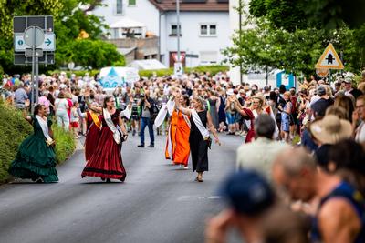15.06.2025, GER, Kultur / Konzert / News / Tradition, 1250 Jahrfeier Bad Salzungen ?Unsere sch?ne Salzstadt wird stolze 1250 Jahre alt? mit Historischen Festumzug-stock-foto