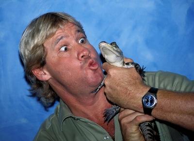 RECORD DATE NOT STATED  STEVE IRWIN Ref: ND crocodile hunter, headshot, portrait, animal, funny face Los Angelas United-stock-foto