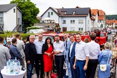 15.06.2025, GER, Kultur / Konzert / News / Tradition, 1250 Jahrfeier Bad Salzungen ?Unsere sch?ne Salzstadt wird stolze 1250 Jahre alt? mit Historischen Festumzug-stock-foto