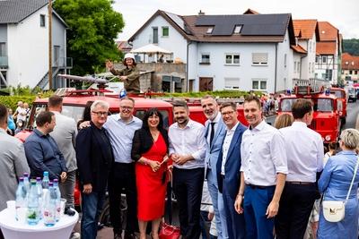 15.06.2025, GER, Kultur / Konzert / News / Tradition, 1250 Jahrfeier Bad Salzungen ?Unsere sch?ne Salzstadt wird stolze 1250 Jahre alt? mit Historischen Festumzug-stock-foto