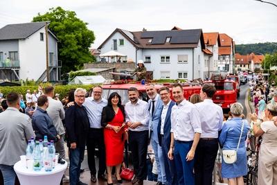 15.06.2025, GER, Kultur / Konzert / News / Tradition, 1250 Jahrfeier Bad Salzungen ?Unsere sch?ne Salzstadt wird stolze 1250 Jahre alt? mit Historischen Festumzug-stock-foto